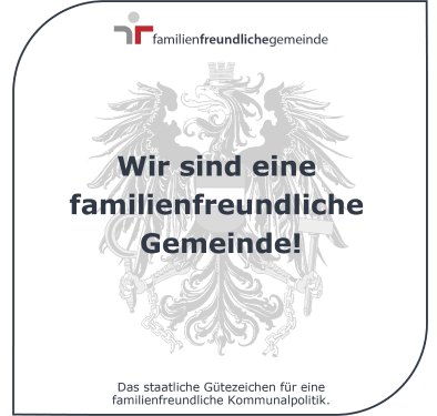 Staatliches Gütezeichen "Wir sind eine familienfreundliche Gemeinde"