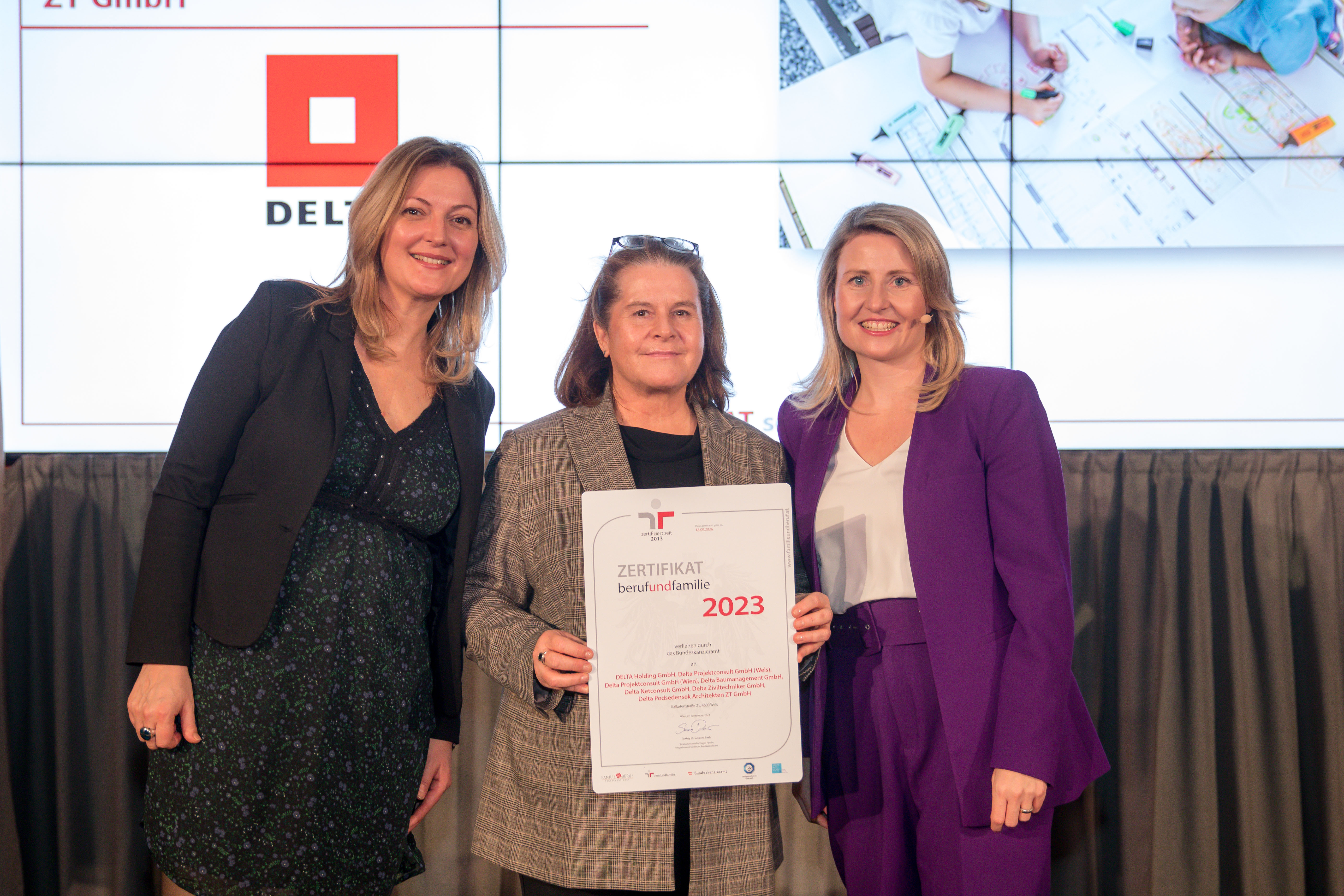 DELTA Holding GmbH, Delta Projektconsult GmbH (Wels), Delta Projektconsult GmbH (Wien), Delta Baumanagement GmbH, Delta Netconsult GmbH, Delta Ziviltechniker GmbH, Delta Podsedensek Architekten ZT GmbH
