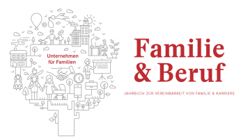 Vor den Vorhang geholt: Wir präsentieren das Jahrbuch Familie &amp; Beruf.