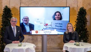 Zertifikatsverleihung familienfreundliche Gemeinde 2021 Zertifikatsverleihung familienfreundliche Gemeinde 2021