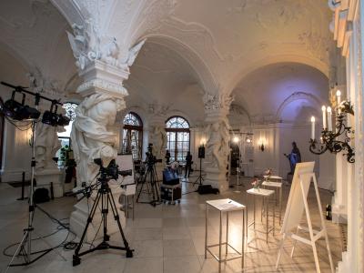 Behind the scenes im Oberen Belvedere © Harald Schlossko