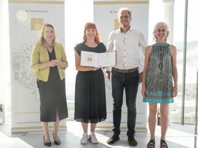 3. Platz in der Kategorie Non Profit Unternehmen/Institutionen: AQUA Mühle Vorarlberg gGmbH